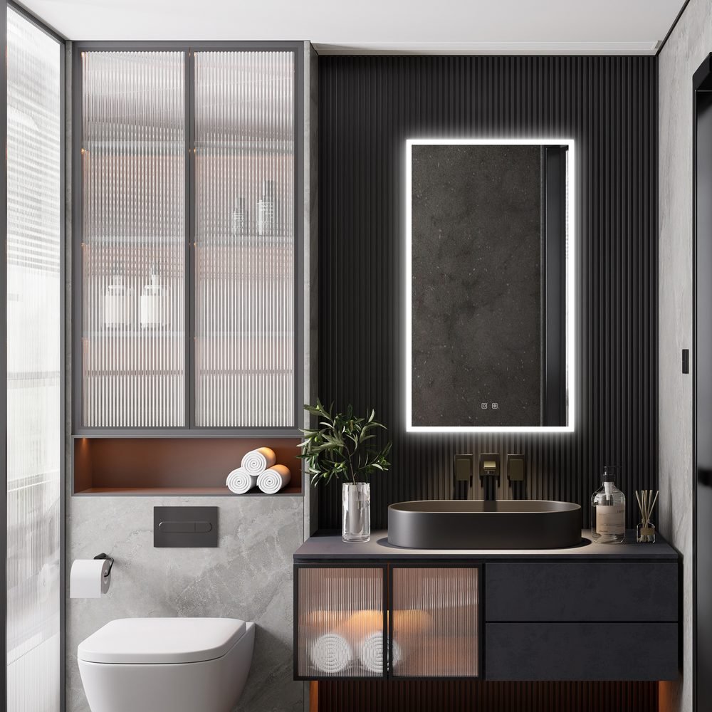 Camden LED Mirror, a lighted mirrors and medicine cabinets by ICO Bathroom Luxury