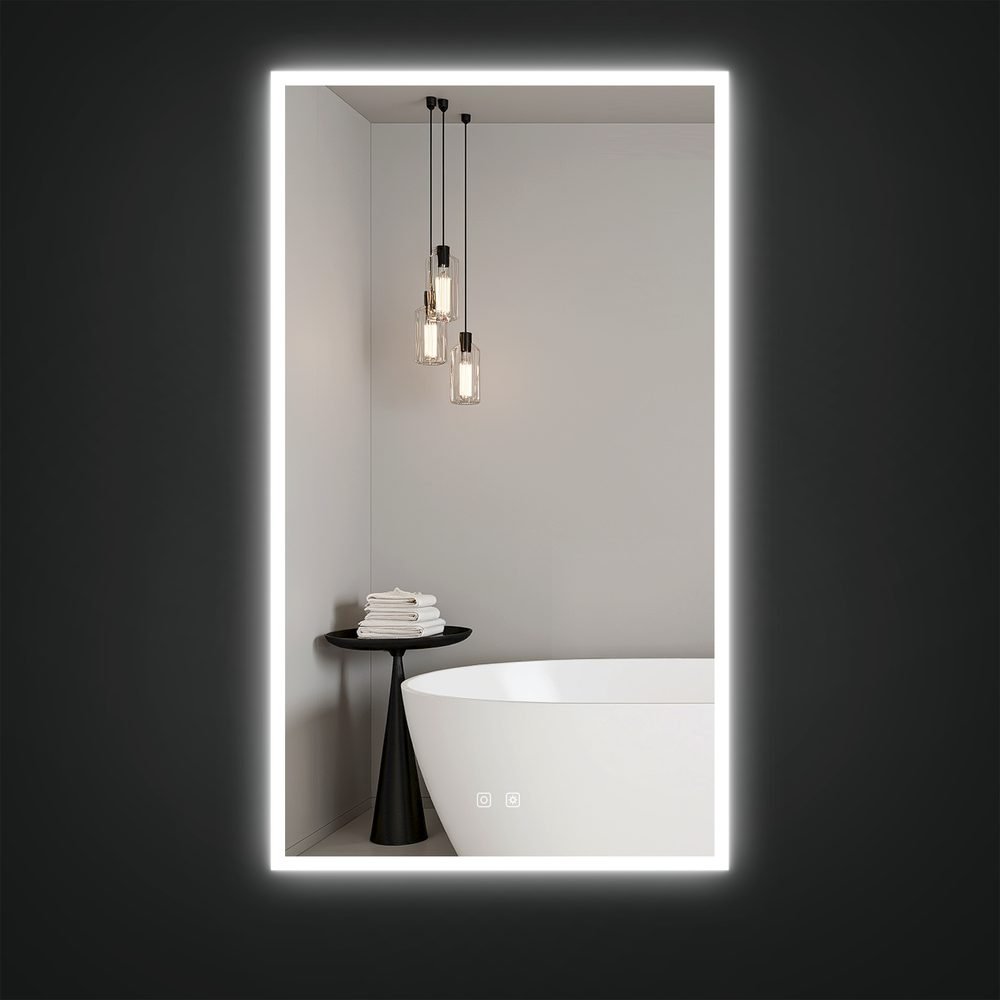 Brio LED Mirror, a lighted mirrors and medicine cabinets by ICO Bathroom Luxury