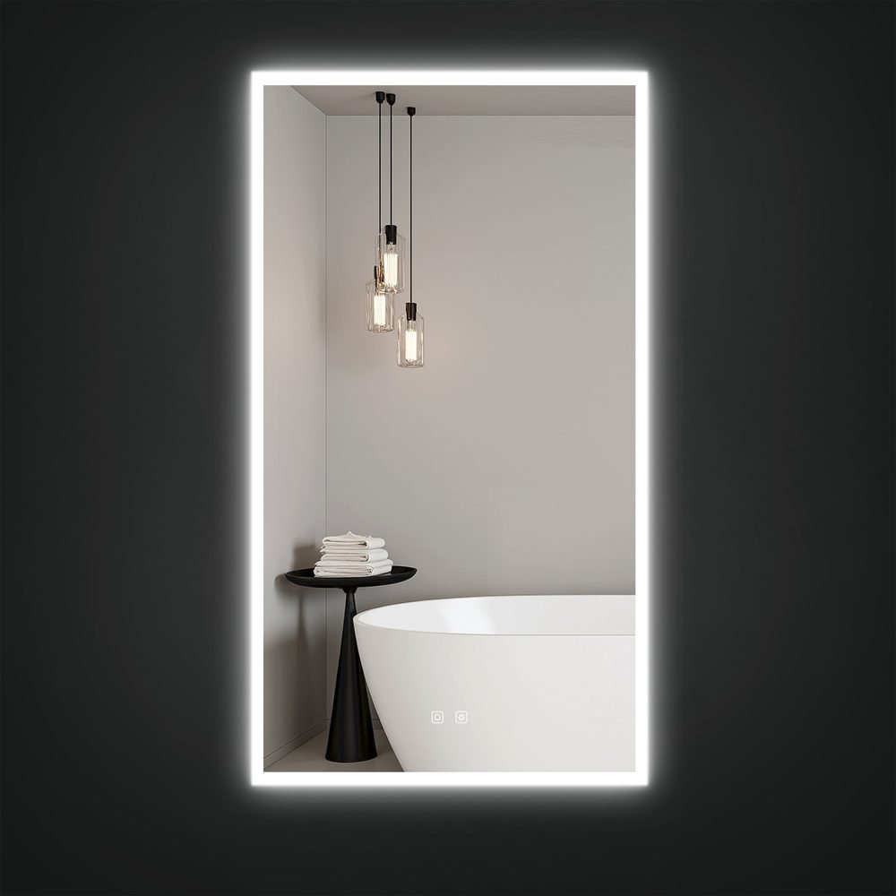 Cora LED Mirror, a lighted mirrors and medicine cabinets by ICO Bathroom Luxury