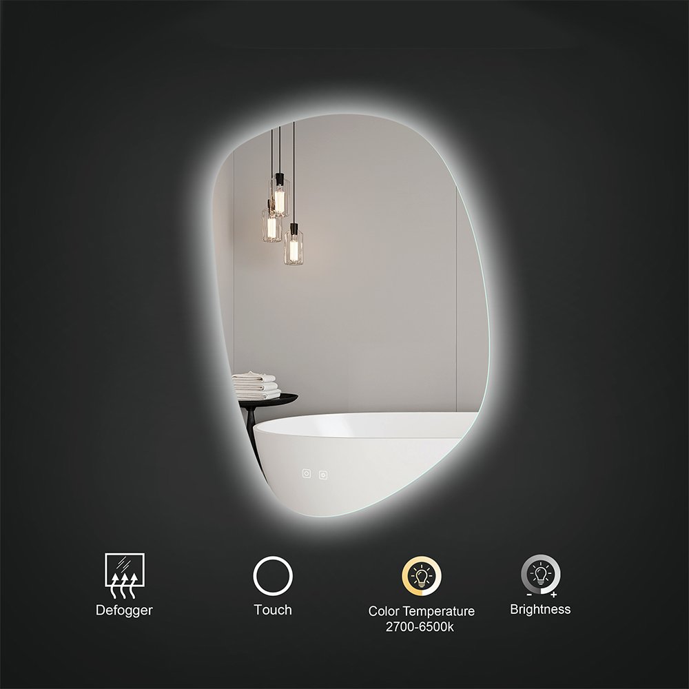 Brio LED Mirror, a lighted mirrors and medicine cabinets by ICO Bathroom Luxury