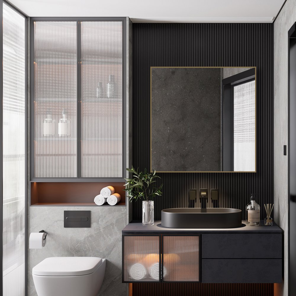 Brio LED Mirror, a lighted mirrors and medicine cabinets by ICO Bathroom Luxury