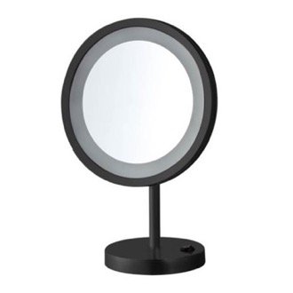 Matte Black Round Countertop Lighted 10x..., a lighted mirrors and medicine cabinets by Nameeks