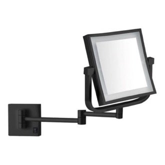 Matte Black Wall Mounted Lighted 5x Makeup..., a lighted mirrors and medicine cabinets by Nameeks