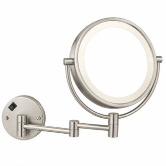 Wall Mounted Lighted 3x Makeup Mirror, Satin..., a lighted mirrors and medicine cabinets by Nameeks