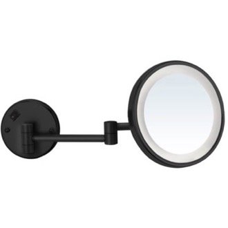 Matte Black Wall Mounted Lighted 7x Makeup..., a lighted mirrors and medicine cabinets by Nameeks