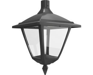 HERITAGE Field-Adjustable Post Top Lantern..., a outdoor by RAB