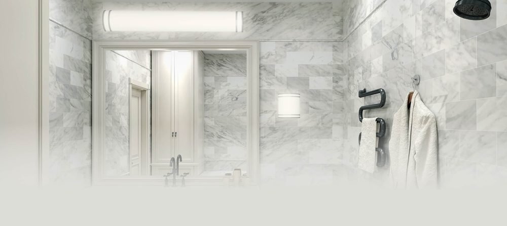 Enchant Classic Vanity Light (installed), a sconces and vanity by RAB