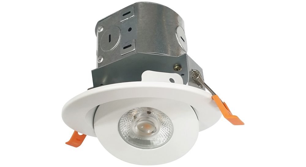 4" IC Rated, LED Recessed Adjustable Gimbal..., a cans by RP Lighting + Fans