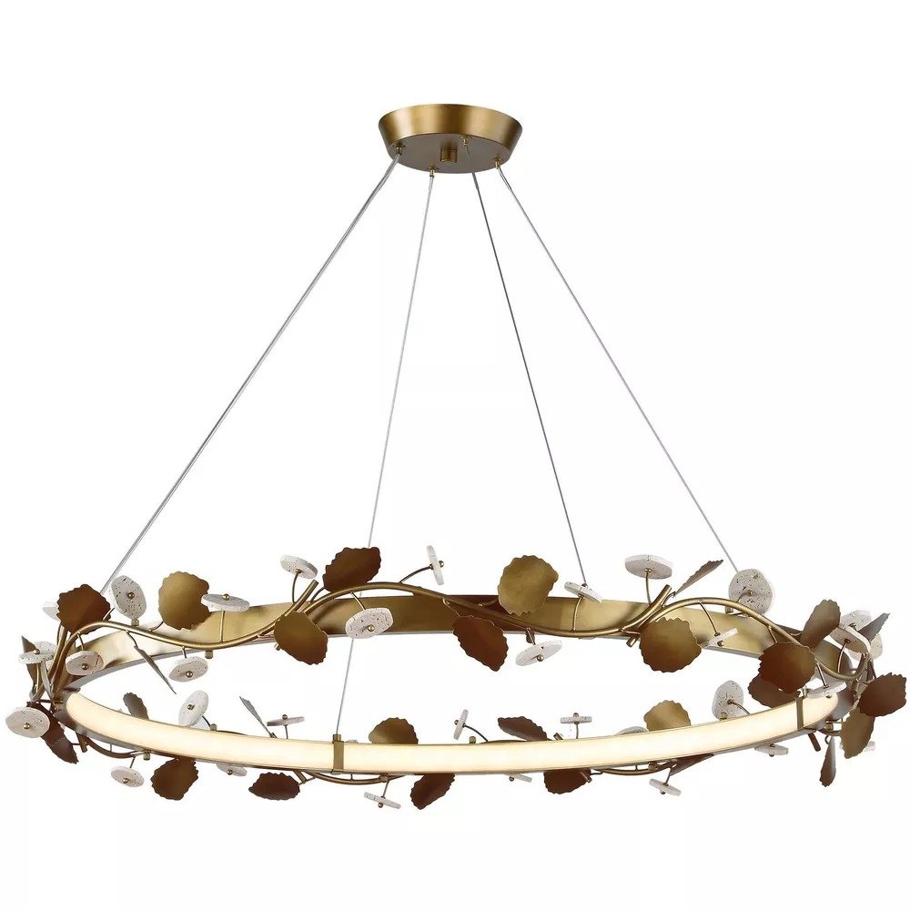 Biscotti 43.63in Bronze With Golden Highlight..., a chandeliers by Uttermost
