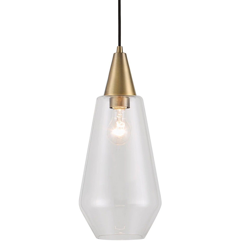 Eichler 1 8in Oxidized Antique Brass Mini Pendant, a pendants by Uttermost