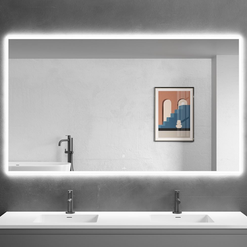 Aura 72" LED Mirror, a lighted mirrors and medicine cabinets by Villeroy & Boch