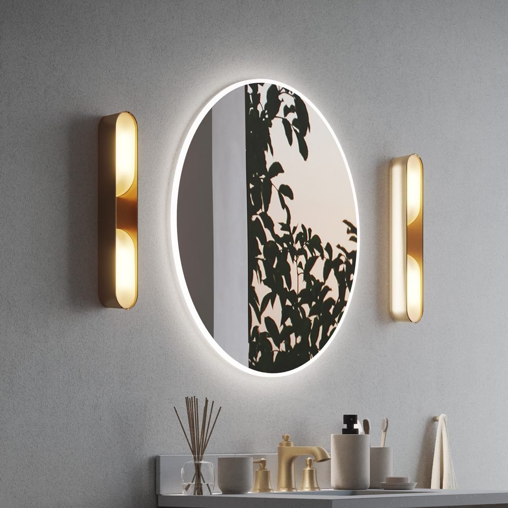 Aura 31" LED Mirror (view 1), a lighted mirrors and medicine cabinets by Villeroy & Boch
