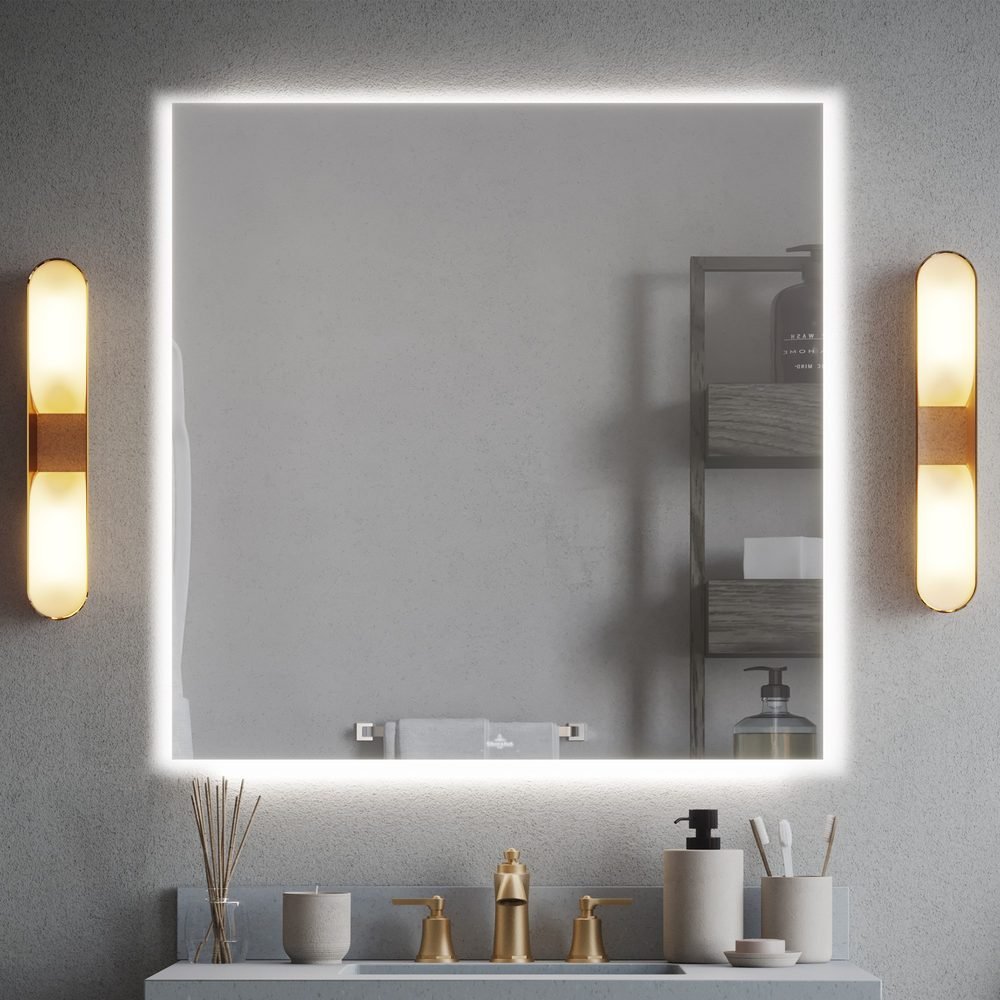 Aura 36" LED Mirror (view 2), a lighted mirrors and medicine cabinets by Villeroy & Boch