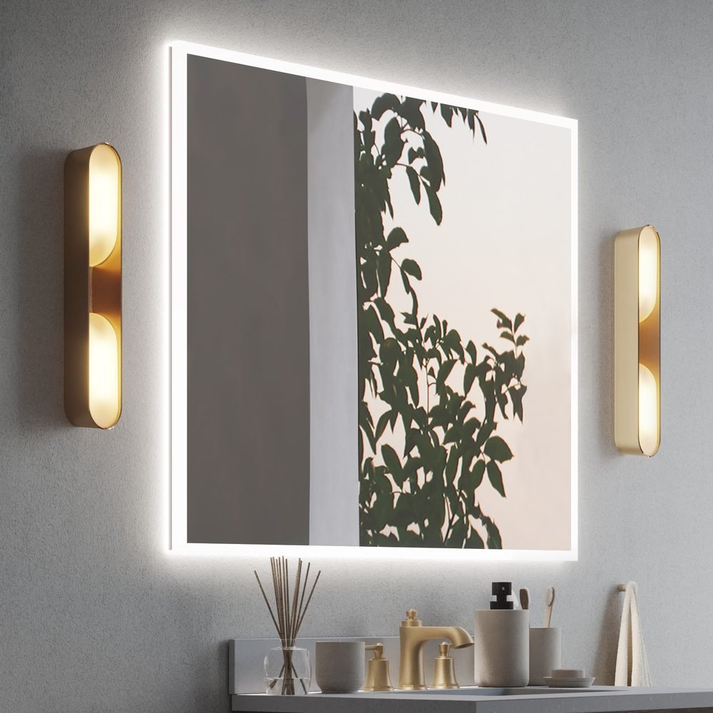 Aura 48" LED Mirror (view 1), a lighted mirrors and medicine cabinets by Villeroy & Boch