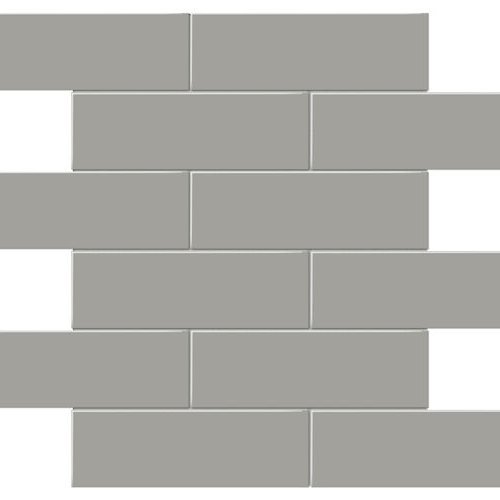 Ana Soho Glazed Mosaics Cement Chic Gloss tile from Crossville Studios.