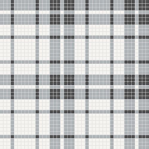 Ana Soho Patterned Mosaics Dawn Blend tile from Crossville Studios.
