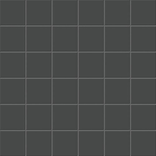 Ana Soho Unglazed Mosaics Retro Black Matte tile, black matte, from Crossville Studios.