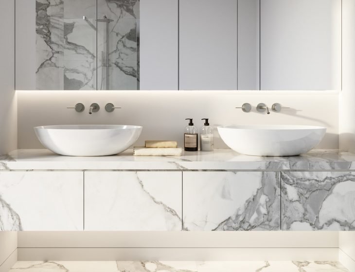 Monica, a Mineral composite sink by MTI Baths