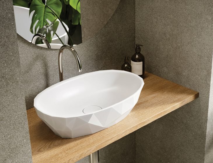 Stelvio, a Mineral composite sink by MTI Baths