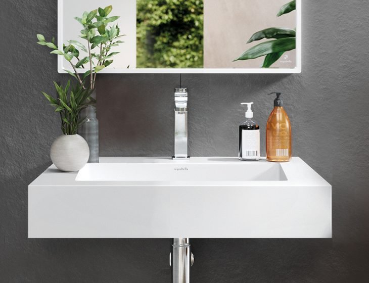 Zermatt 80, a Mineral composite sink by MTI Baths