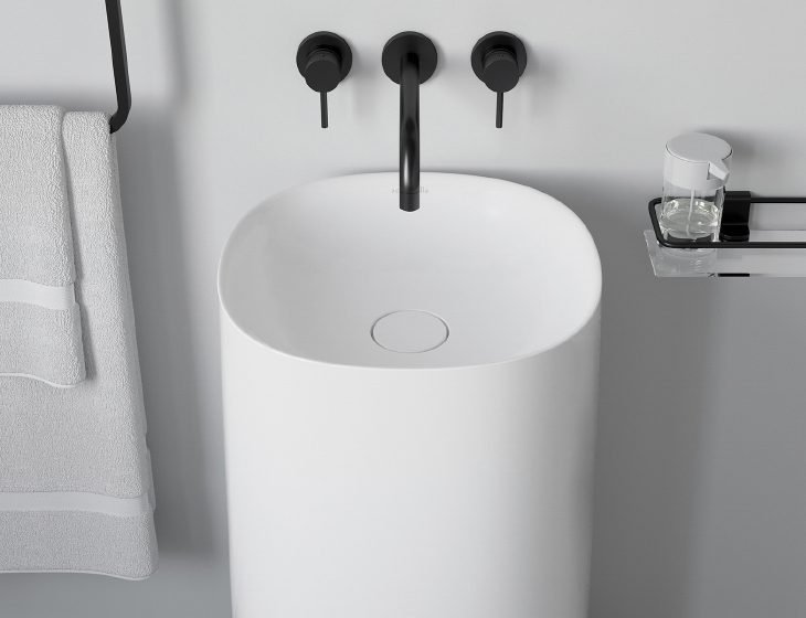 Vars, a Mineral composite sink by MTI Baths