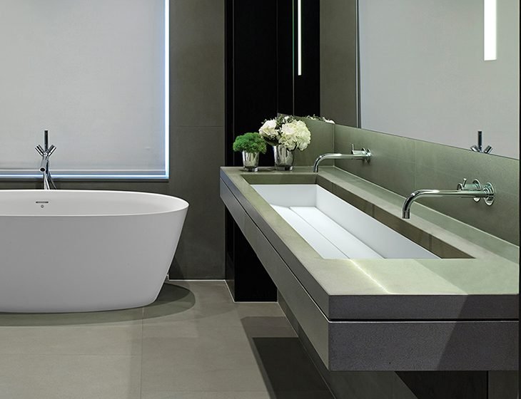 Wymara 3, a SculptureStone sink by MTI Baths