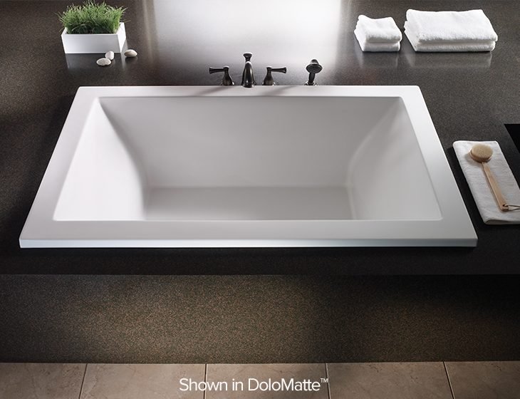 Andrea® 13, a tub in Acrylic or DoloMatte by MTI Baths