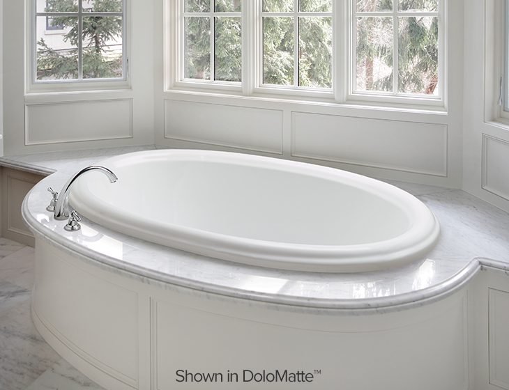 Victoria 3, a tub in Acrylic or DoloMatte by MTI Baths