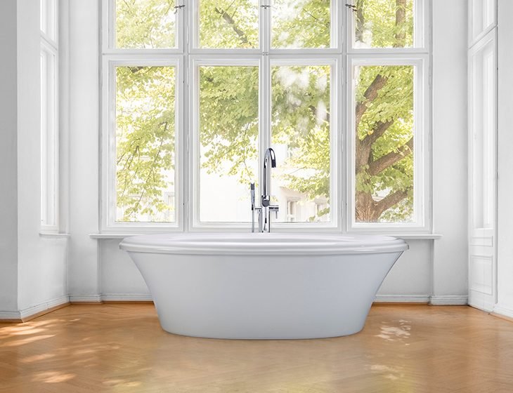 Victoria 4, a tub in Acrylic or DoloMatte by MTI Baths