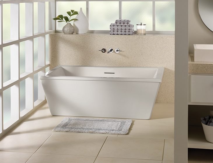 Kahlo 3, a tub in Acrylic or DoloMatte by MTI Baths