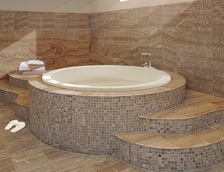 Jasmine 2, a Acrylic tub by MTI Baths