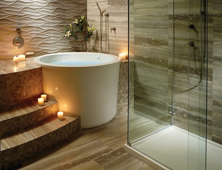 Jasmine 3, a Acrylic tub by MTI Baths