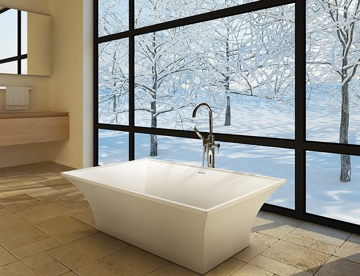 Intarcia, a SculptureStone tub by MTI Baths