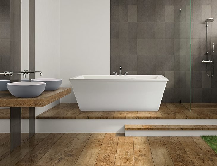 Kahlo 4, a tub in Acrylic or DoloMatte by MTI Baths