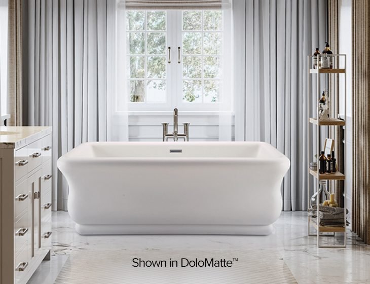 Parisian® 2, a tub in Acrylic or DoloMatte by MTI Baths