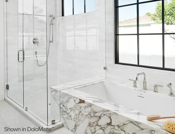 Andrea® 22, a tub in Acrylic or DoloMatte by MTI Baths