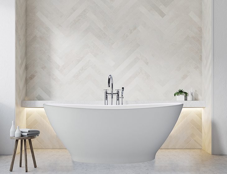 Elise, a SculptureStone tub by MTI Baths