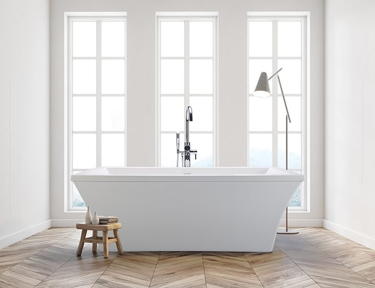 Andrea 24, a tub in Acrylic or DoloMatte by MTI Baths