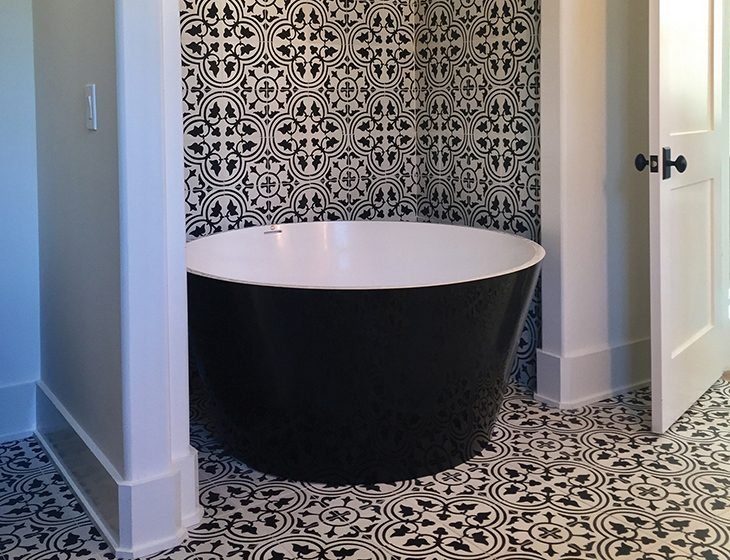 Halo, a SculptureStone tub by MTI Baths