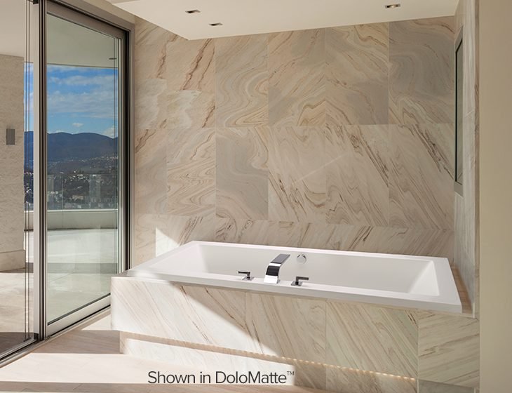 Andrea® 27, a tub in Acrylic or DoloMatte by MTI Baths