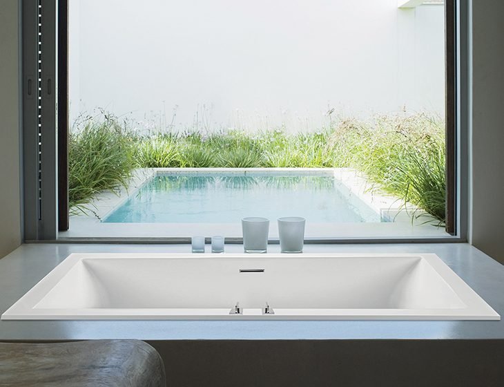 Andrea 28, a tub in Acrylic or DoloMatte by MTI Baths