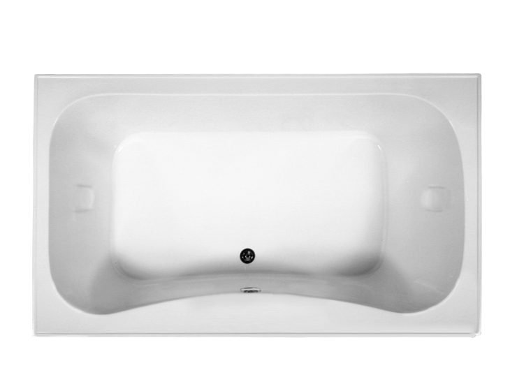 Georgian 2, a tub in Acrylic or DoloMatte by MTI Baths