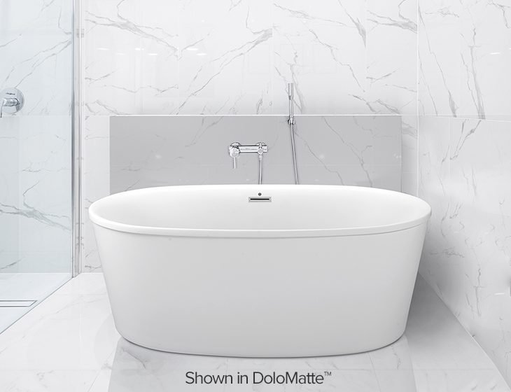 Adel 1, a tub in Acrylic or DoloMatte by MTI Baths