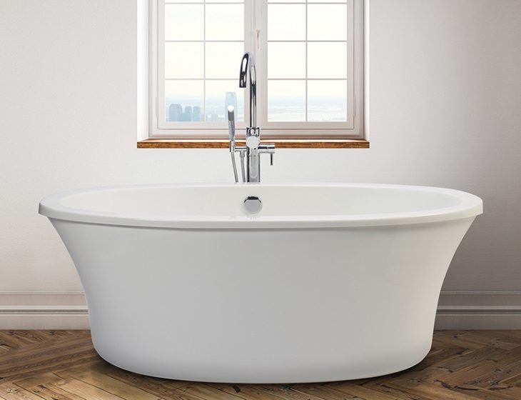 Louise 1, a tub in Acrylic or DoloMatte by MTI Baths