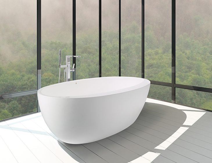 Càssandra, a SculptureStone tub by MTI Baths