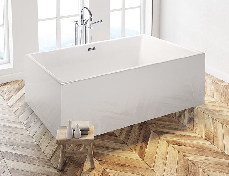 Owen, a tub in Acrylic or DoloMatte by MTI Baths