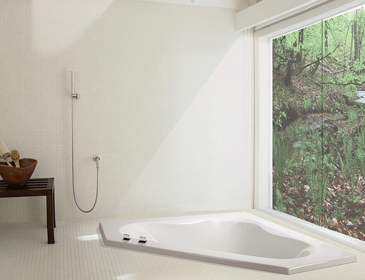 Cayman 1, a Acrylic tub by MTI Baths