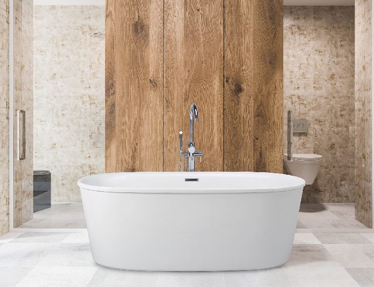 Adel 3, a tub in Acrylic or DoloMatte by MTI Baths