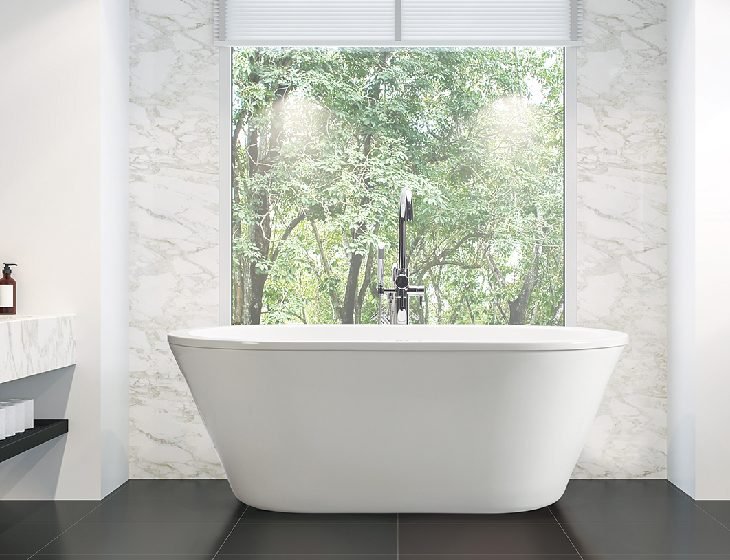 New Yorker 11, a tub in Acrylic or DoloMatte by MTI Baths