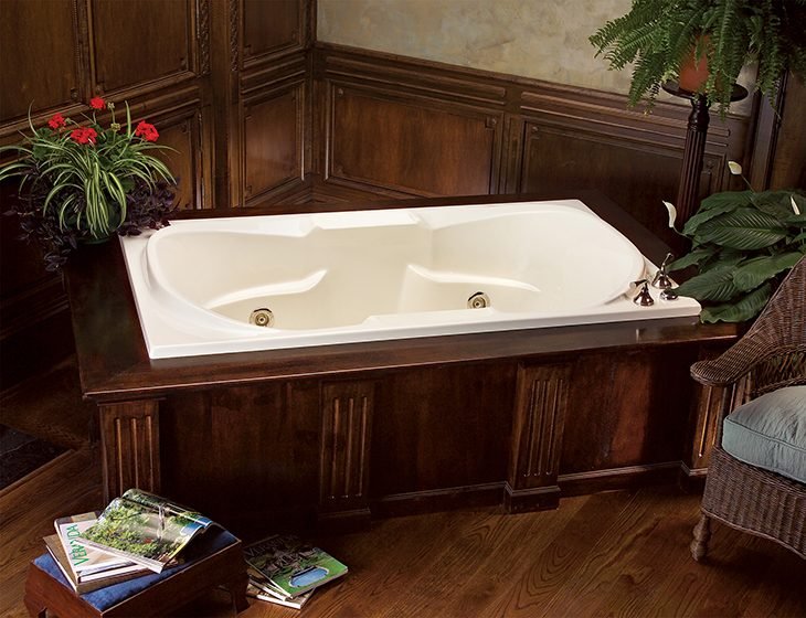 Tranquility 1, a tub in Acrylic or DoloMatte by MTI Baths